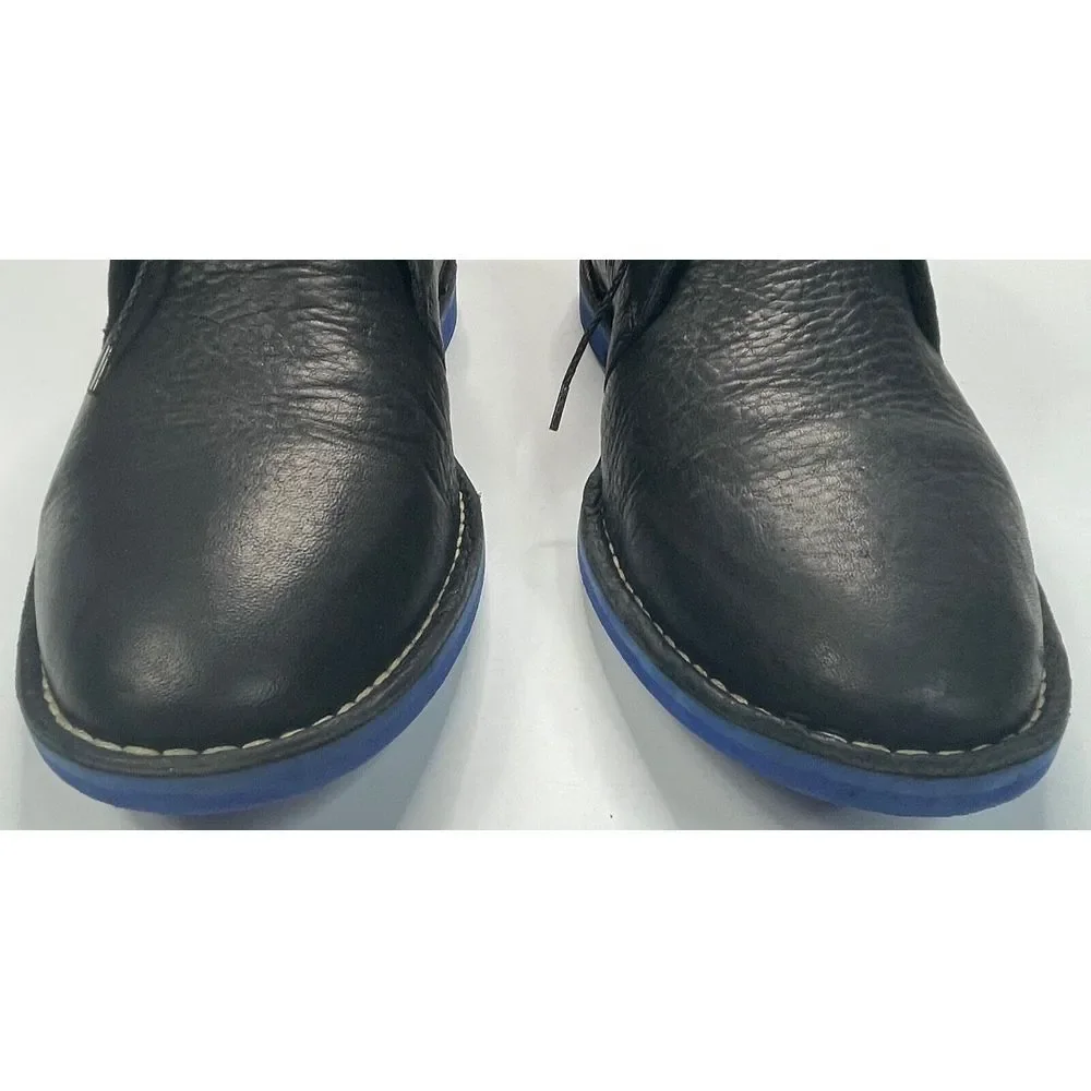 Cole Haan Paul Eva Chukka II Men s Black Tumbled‎ Blue Bottoms Size 13M